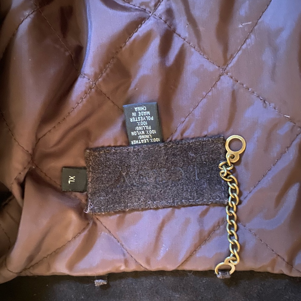 J. Crew Brown Suede Leather Utility Jacket - Picture 4 of 4